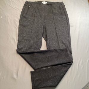 89th & Madison Heather Charcoal Skinny Dress Pants Size Women’s XL MINT